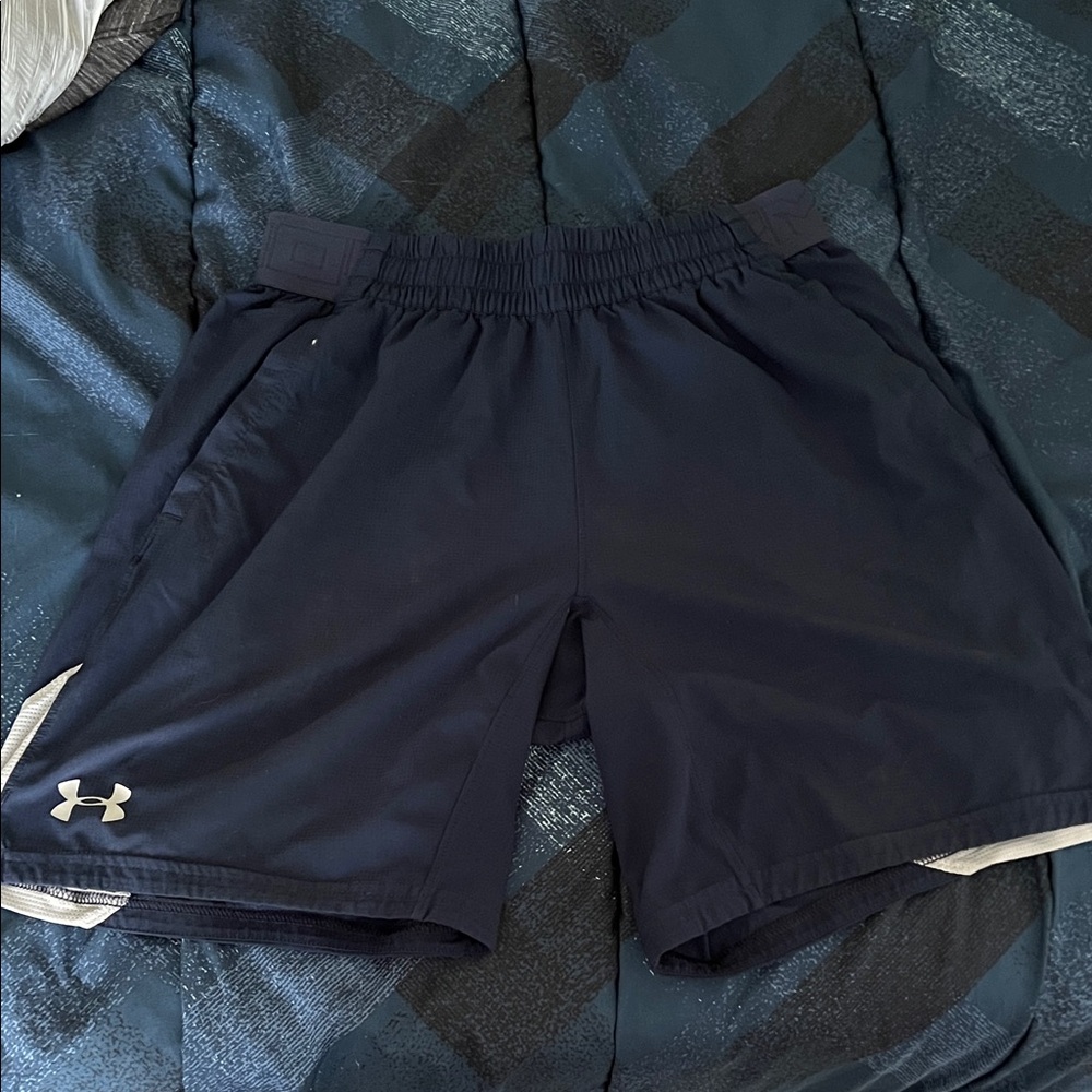 Under Armour Dark Blue Sports Shorts